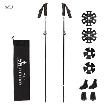 NPOT best lightweight walking poles cool hiking sticks collapsible walking sticks for hiking